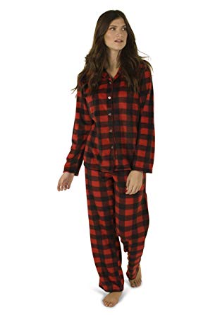 Totally Pink Women's Warm and Cozy Fleece Pajama Set