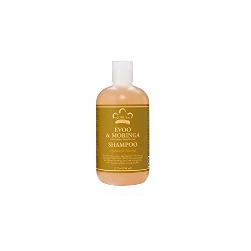 Nubian Heritage Repair and Extend Extra Virgin Olive Oil and Moringa Shampoo, 12 Fluid Ounce