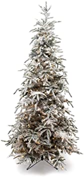 Overstock Flocked 7.5-Foot Balsam Pine Christmas Tree