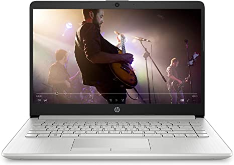 HP 14-inch Laptop, AMD Athlon Gold 3150U, 4 GB RAM, 128 GB SSD Storage, Windows 10 Home in S Mode (14-dk1022nr, Natural Silver)