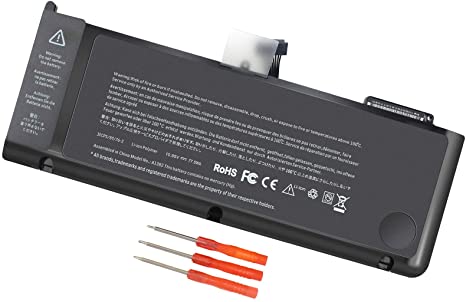 A1382 A1286 Battery for Early 2011 Late 2011 Mid 2012 MacBook Pro 15 inch Battery for MacBook Pro A1286 15 inch [EMC Number:2353-1, 2563,2556] M1055 77.5WH