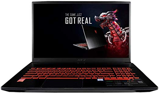 CUK MSI GF75 Thin Gamer Notebook (Intel i7-9750H, 16GB RAM, 512GB NVMe SSD, NVIDIA GeForce GTX 1650 4GB, 17.3" FHD 120Hz IPS-Level, Windows 10 Home) Gaming Laptop Computer