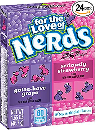 Nerds Grape and Strawberry, 1.65 Ounce (Pack of 24)