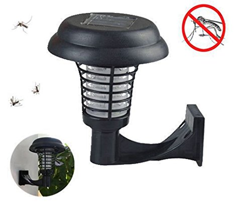 Solar-Powered Outdoor Mosquito Killer, Bug Zapper, Insect Bug Worm Killer, Garden LED Light Lawn Camping Lamp