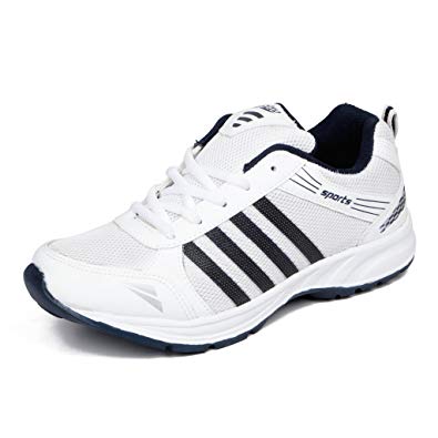 ASIAN Shoes Wonder 13 White Navy Blue Men's Sports Shoes