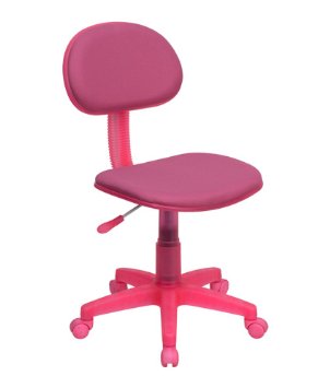 Flash Furniture BT-698-PINK-GG Pink Fabric Ergonomic Task Chair