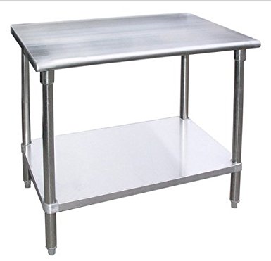 Work Table Food Prep Worktable Restaurant Supply Stainless Steel (18" X 24")