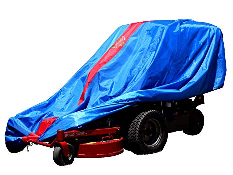 Riding Lawn Mower Cover by Billum Sales - Weatherproof - Universal Fit - Drawstring Seal - Waterproof - Heavy Duty Oxford Grade Material