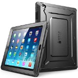 iPad 4 Case SUPCASE Heavy Duty Apple iPad Case Unicorn Beetle PRO Series Full-body Rugged Hybrid Protective Case Cover with Built-in Screen Protector for the New iPad 4 and 3 3rd and 4th Generation with Retina Display Dual Layer Design  Impact Resistant Bumper BlackBlack
