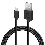 New Element Series iXCC  2pcs 6ft SIX FEET Premium High SpeedExtra LongCorrosion Resistant USB 20 - Micro USB to USB Cable A Male to Micro B Charge and Sync Black Cable Cord For Android Samsung HTC Motorola Nexus Kindle Fire Nokia LG HP Sony Blackberry and more