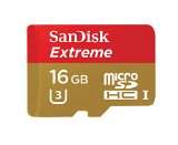 SanDisk Extreme 16GB microSDHC UHS-1 Card with Adapter SDSQXNE-016G-GN6MA Newest Version