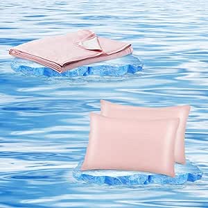 LUXEAR Cooling Pillowcases& Cooling Blanket Japanese Q-Max 0.45 Arc-Chill Cooling Fiber, Breathable, Soft, Eco-Friendly for Adults, Children, Babies. Keep Cooling in Summer Night