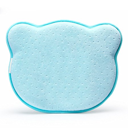 Baby Pillow Newborn Baby Nursing Pillow Head Shaping Memory Foam Pillow Flat Head Syndrome Prevention for Newborn Infant by Yoofoss