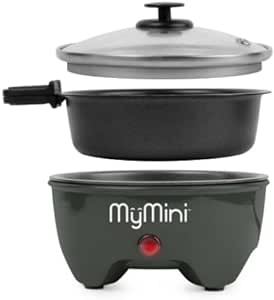 My*Mini 5-inch Noodle Cooker & Skillet Electric Hot Pot, Blackberry (3.7" x 5.25", 1.25 Lb)