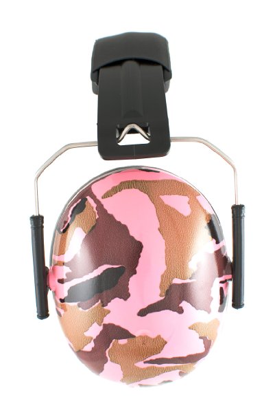 Baby Banz earBanZ Kids Hearing Protection, Camo Pink, 2 -10 YEARS