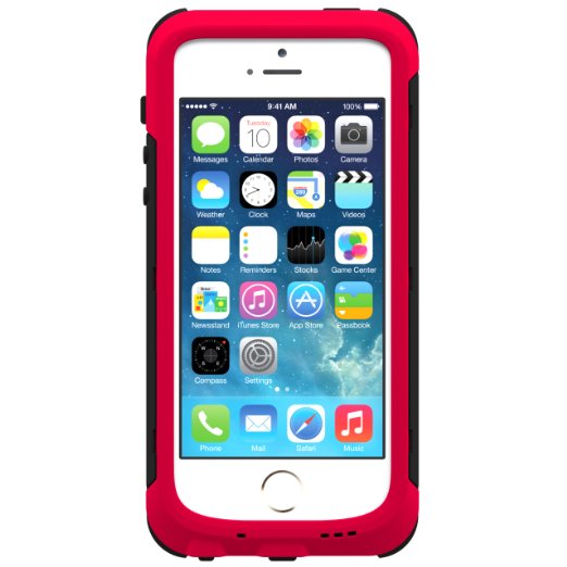 Trident Cyclops 2 Series Case for iPhone 5/5S - Retail Packaging - Red