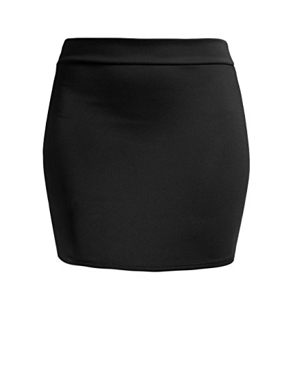 NE PEOPLE Women's Stretch Bodycon Mini Pencil Skirt