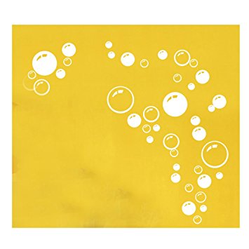 Hot Colorful Bubbles Removable Living Room Bedroom Bathroom Wall Decal Stickers White