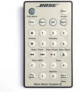 Wave Music System III Remote - Platinum White