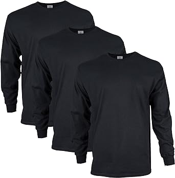 Gildan Adult Ultra Cotton Long Sleeve T-Shirt, Style G2400, Multipack