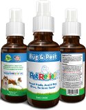 Flea Control Pet Relief Flea Tick Spray For Dogs 100 Natural Lifetime Warranty 30ml Safe Medicine For Fleas Dogs Better Than Flea Collar Or Comb Flea And Tick Prevention For Dogs Made In USA