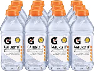 Gatorade Gatorlyte Cherry Lime Electrolyte Beverage, 591 mL Bottles, 12 Pack