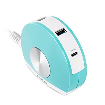 USB Charger, BESTEK USB Type-C with 30W 4-Port USB Wall Charger