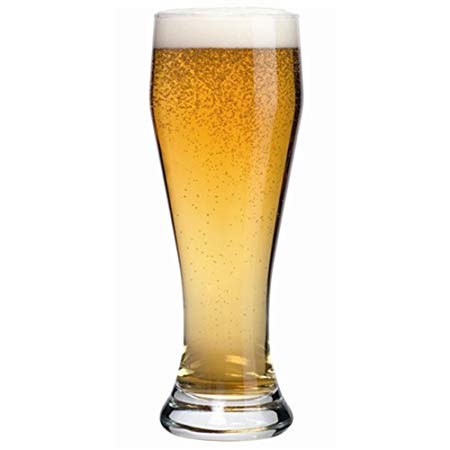 KooK FNG Pilsner Highball Beer Glasses 15 Ounces - 8 Pack