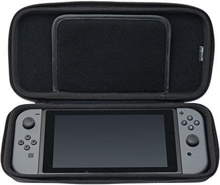 HORI Tough Pouch (Black) for Nintendo Switch Officially Licensed by Nintendo