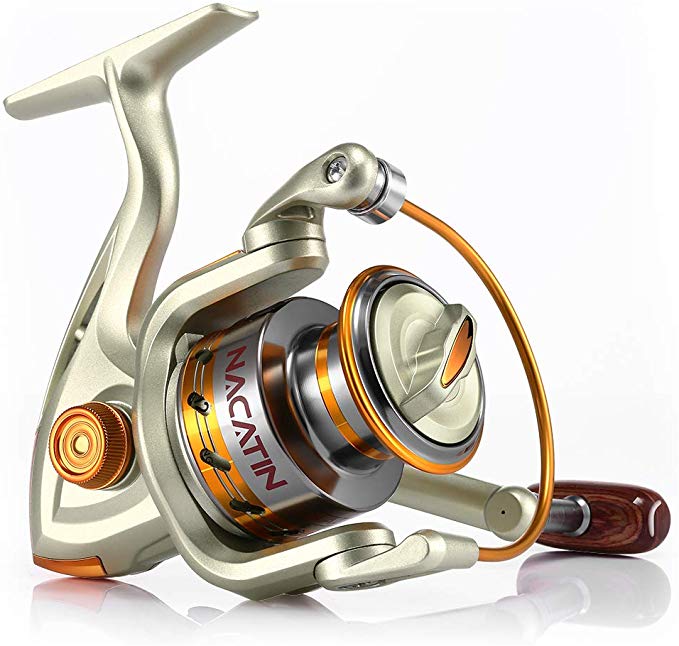 Spinning Fishing Reel,12 Ball Bearings Light and Smooth,1000 to 7000 Series,Left/Right Interchangeable Spinning Reels Saltwater Freshwater Fishing