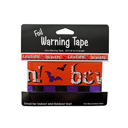 Halloween Decoration Warning Tape - "Beware"
