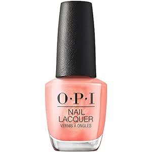 OPI Nail Lacquer, Data Peach, Pink Nail Polish, me myself Spring ‘23 Collection, 0.5 fl oz.