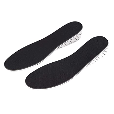 EVA Inner Heightened Insole, Increase Memory Cotton Sport Shock Absorbing Breathable Heel Lift Insert Invisible Shoes Pad (3CM)