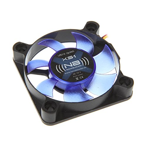 Noiseblocker NB-BlackSilent Fan XS-1 50mm x 10mm Ultra Silent Fan, 3000rpm, 3 pin, 16 dBA, 6.77 CFM