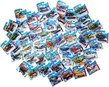 Hot Wheels V6697 50 Diecast Car Pack and Mini Toy Cars