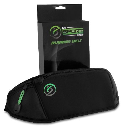 Running Belt from BeSportWise fits from iPhone 6  to Samsung Note. Upgrade your Exercise Experience Today!