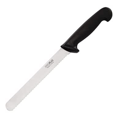 Hygiplas D734 Bread Knife, Black