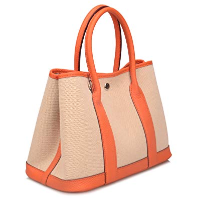Qidell Women's Genuine Leather Tote Bag Top Handle Handbags Shoulder Handbags