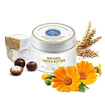 The Moms Co. Natural Nipple Butter Cream for Breastfeeding Moms (25g/0.9oz)