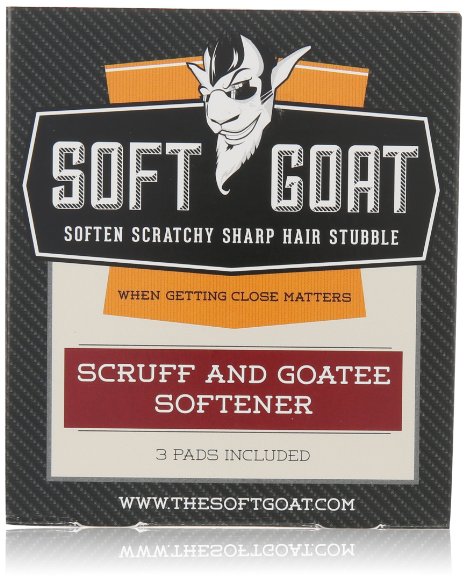 The Soft Goat Stubble and Goatee Softener, 3 Count
