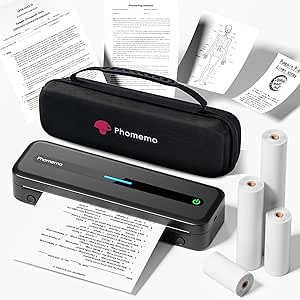 Phomemo New Released Portable Inkless Printer, M832 Bluetooth Thermal Printer Supports 8.5" x 11" US Letter Size, Wireless Stencil Printer for Business, Office, Home, Compatible with Phone & Laptop