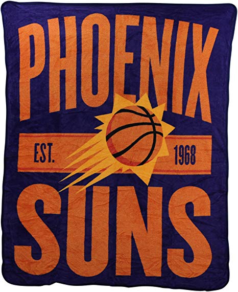 Officially Licensed NBA "Clear Out" Micro Raschel Throw Blanket, Multi Color, 46" x 60"