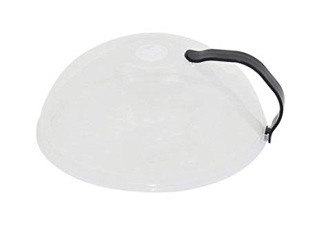 Set of 2, Domed Vented Microwave Cover with Handle - by Home-X