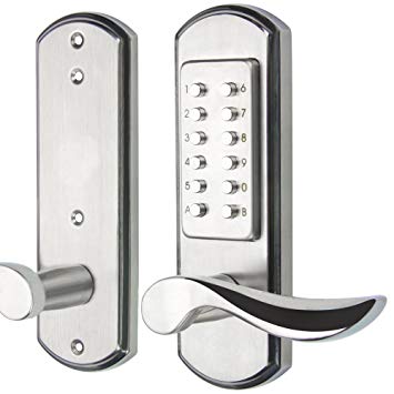 Hangcheng Right Handed Door Combination Code Door Lock with Accent Lever Safety Keypad Lockset for Door (Right)