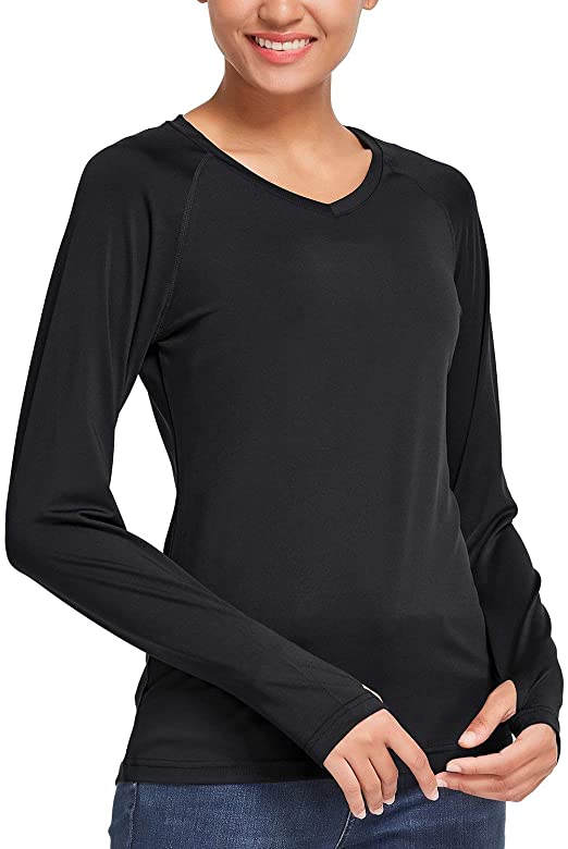 BALEAF Women's UPF 50  Sweatshirt T-Shirt SPF Long Sleeve Dri Fit Lightweight Shirt Outdoor Hiking Fishing