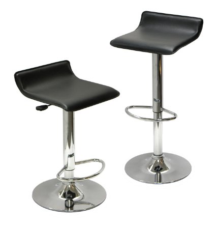 Winsome Wood Air Lift Adjustable Stools Set of 2