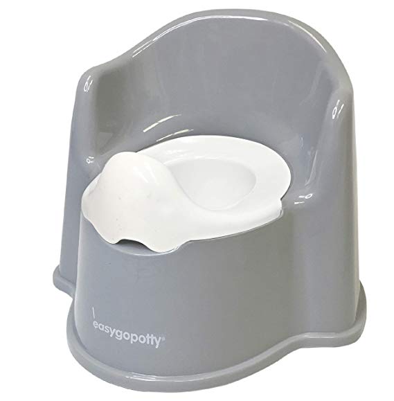 EasyGoProducts Potty Training Seat for Boys and Girls-Ergonomic Design and Anti-Splash Feature Toilet Trainer, Toddle Potty Chair–Patent Pending
