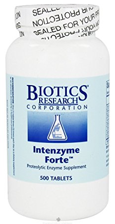 Biotics Research - Intenzyme Forte Proteolytic Enzyme Supplement - 500 Tablets