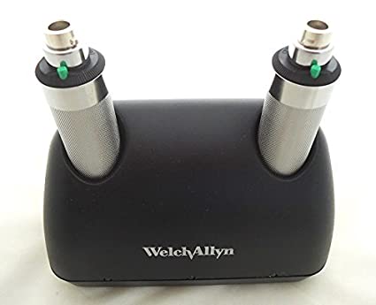 Welch Allyn 71630 Desk Charger with 2 NiCad Handles