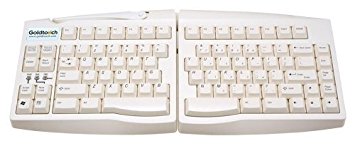 Goldtouch Adjustable PS/2 KB White